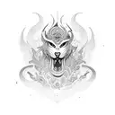 naga yant tattoo design idea