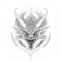 naga yant tattoo design idea