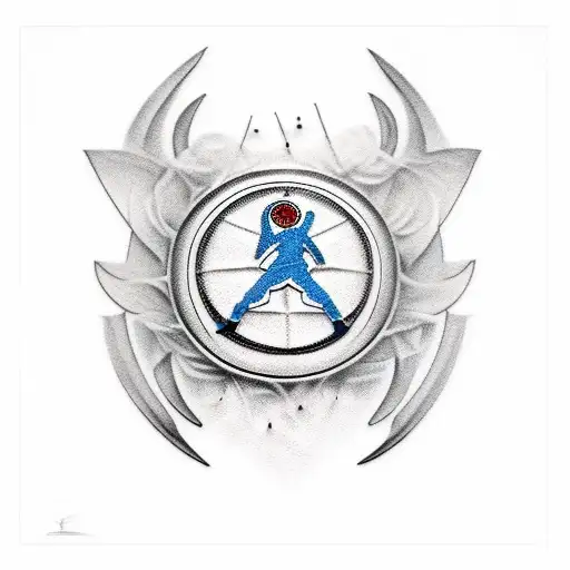 Pelé e michael jordan os reis  tattoo design idea
