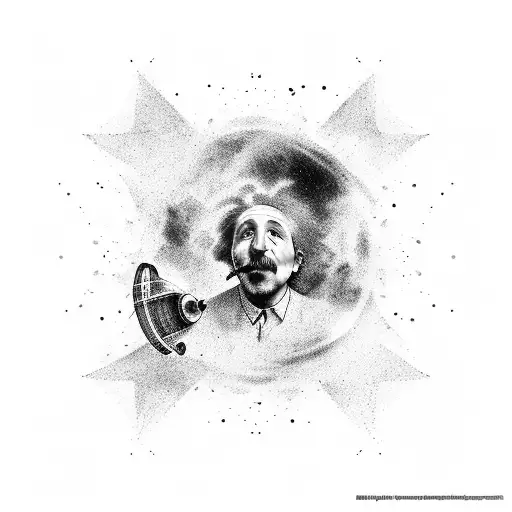 relativity, space time, einstein tattoo design idea