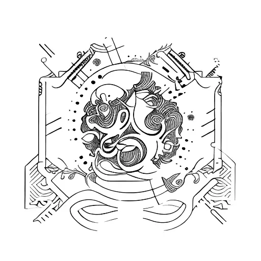 script truth tattoo design idea