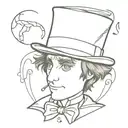 willy wonka hat pure imagination  tattoo design idea