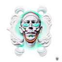 two-faced Janus with one face looking forward, representing things within my control, and the other face looking backwar tattoo design idea