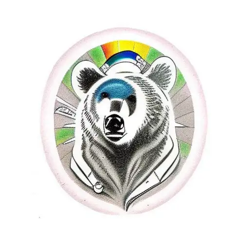 gay bear tattoo design idea