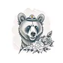 gay bear tattoo design idea