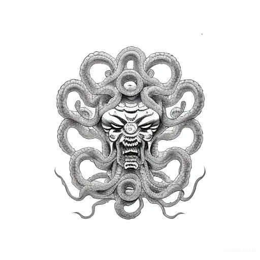medusa tattoo design idea