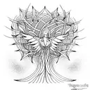 Tree of Life, guardian angel,concious thinker,angel tattoo design idea