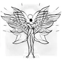 Tree of Life, guardian angel,concious thinker,angel tattoo design idea