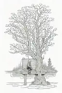 loneliness tattoo design idea