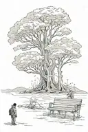 loneliness tattoo design idea