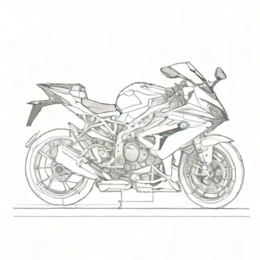 bmw s1000 front outline tattoo tattoo design idea