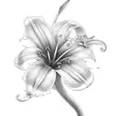 Lily tattoo design idea