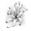 Lily tattoo design idea