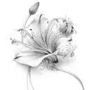 Lily tattoo design idea