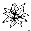 Lily tattoo design idea