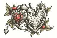heart container, zelda ocarina of time  tattoo design idea