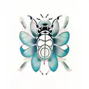 Ladybug tattoo design idea