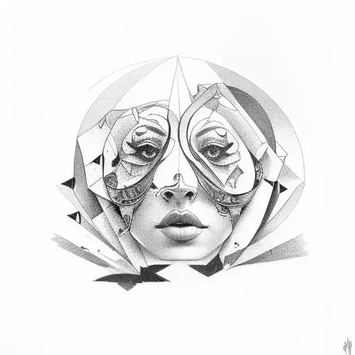 strong self respect confident love tattoo design idea