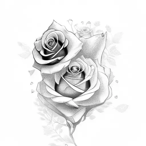 feminine rose butterfly strong self respect tattoo design idea