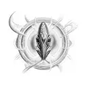 Milky Way andromeda galaxies tattoo design idea