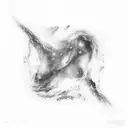 Milky Way andromeda galaxies tattoo design idea