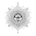 Third Eye tattoo design idea