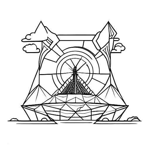 Destiny 1 The Tower tattoo design idea