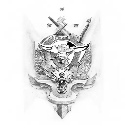 U.S Army tattoo design idea