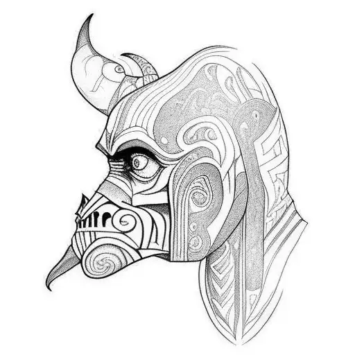 tall long dathomirian patterns like darth mauls tattoos but not his face tattoo design idea