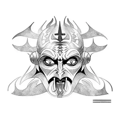 dathomirian tattoo like darth maul for my shoulder and arm as a sleeve tattoo design idea