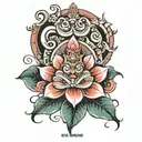 maha mritunjay mantra tattoo design idea