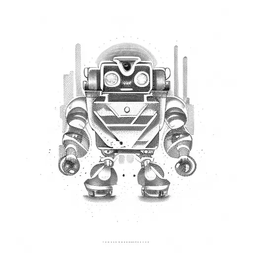 le bras robotiques tattoo design idea
