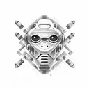 le bras robotiques tattoo design idea