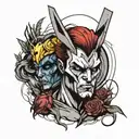 x men tattoo design idea