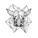 rhino tattoo design idea
