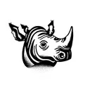 rhino tattoo design idea