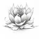 Jasmine flower scent tattoo design idea