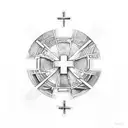 three crosses tattoo design idea