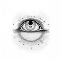 Evil Eye tattoo design idea