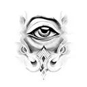 Evil Eye tattoo design idea