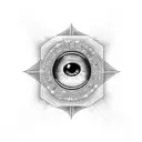 Evil Eye tattoo design idea