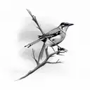 3 mockingjays tattoo design idea