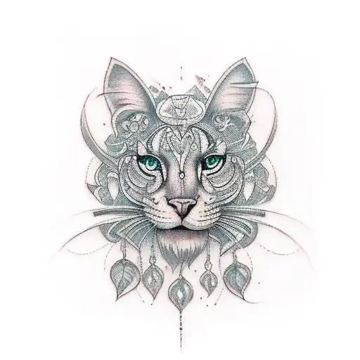 aurora tattoo design idea