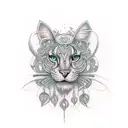 aurora tattoo design idea