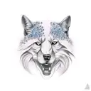 aurora tattoo design idea