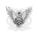 BT wings tattoo design idea