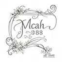 micah 7:8 bible verse tattoo design idea