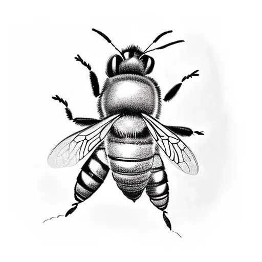 Honey Bee tattoo design idea