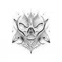 Melting tool tattoo design idea