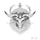Taurus tattoo design idea